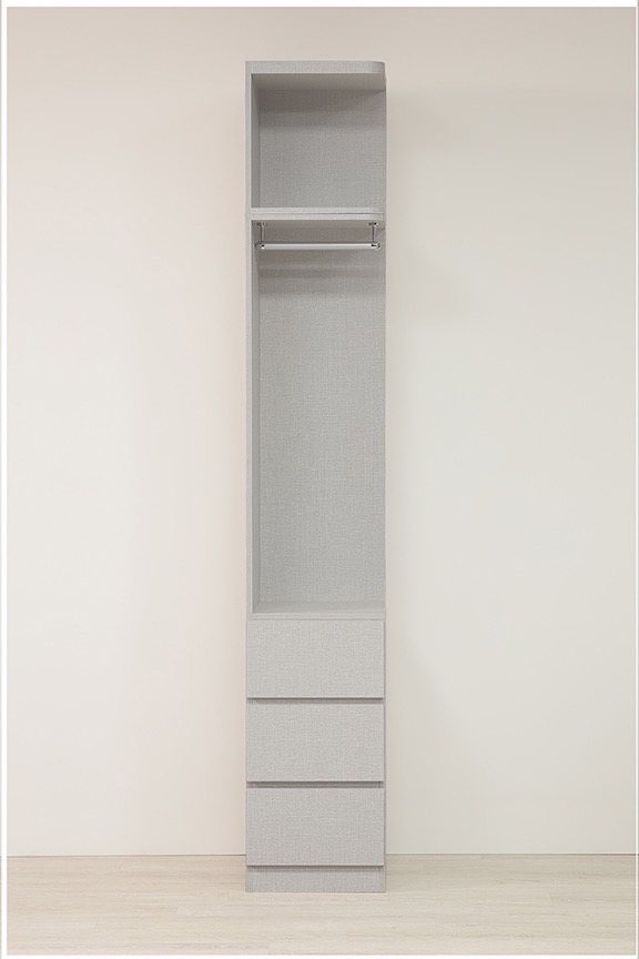 #太妃糖 #正常品/降低高度 三抽邊角櫃(蓋柱做法)