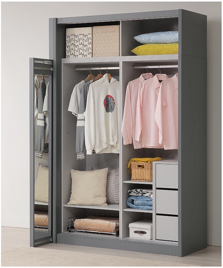 側板拉鏡45*170(含緩衝)(寬度+5cm)(旁邊不能是牆壁)